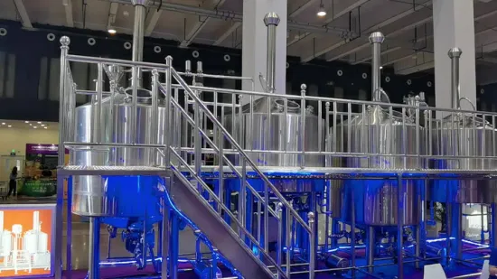 クラフトビール醸造装置 200L 300L 500L 1500L 2000L 2500L 商業ビール醸造装置 エタノール生産機 工業用ビール醸造装置
